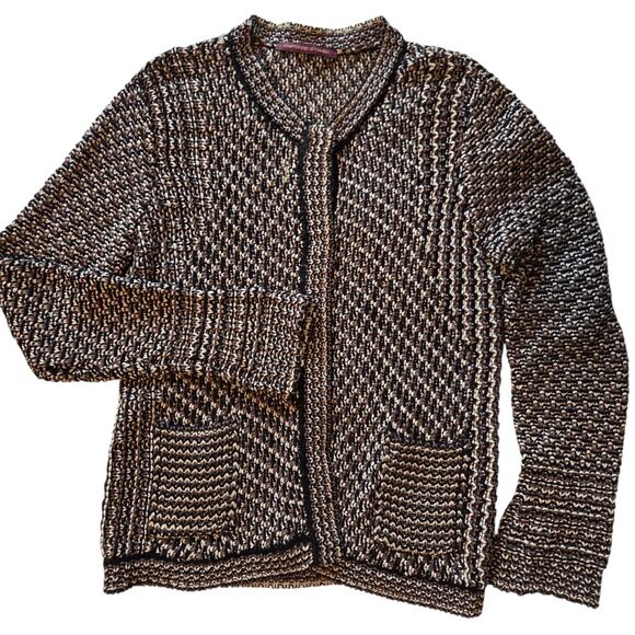 Comptoir des Cotonniers Loose Knit Cardigan Sweater Jumper sz XL - Picture 1 of 11